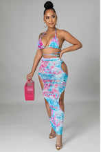 Load image into Gallery viewer, Skies n Flowers Swim Set