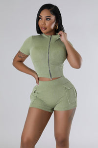 Seein Green Short Set