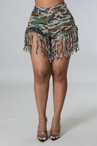 Fringe Cadet Shorts