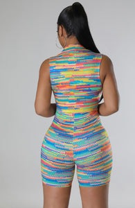 RAINBOW BRIGHT ROMPER