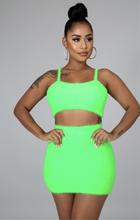 Load image into Gallery viewer, Slime Knit Skirt set

